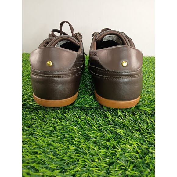 Lacoste Dreyfus Boat Shoe Chocolate Brown Leather Men\'s Size 10 main image 12